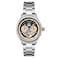 Thomas Earnshaw Mens 43mm Baron Grand Date Calendar Open Heart Automatic Watch with Solid Stainless Steel Bracelet ES818722