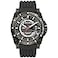 Bulova Mens Icon High Performance Quartz Chronograph Black Stainless Steel Watch with Polyurethane Strap Black Dial Style 98B417