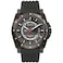 Bulova Mens Icon High Performance Quartz Chronograph Black Stainless Steel Watch with Polyurethane Strap Black Dial Style 98B417