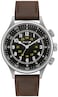 Bulova Mens Military Heritage A15 3Hand Hack Automatic Leather Strap Watch Chronograph Luminous Markers 42mm Style 96A245