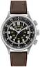 Bulova Mens Military Heritage A15 3Hand Hack Automatic Leather Strap Watch Chronograph Luminous Markers 42mm Style 96A245