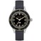 Bulova Mens Archive Series MILSHIPSW2181 Stainless Steel 3Hand Hack Automatic Watch Grey Nylon Strap and Black Matte Dial Style 98A266