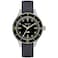 Bulova Mens Archive Series MILSHIPSW2181 Stainless Steel 3Hand Hack Automatic Watch Grey Nylon Strap and Black Matte Dial Style 98A266