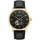 Bulova Mens Classic Dress 3Hand 21 jewel Automatic Watch 42 Hour Reserve Hack Feature Subsecond Hand Open Aperture Dial Exhibition Case Back 42mm Style 97A154