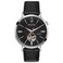 Bulova Mens Classic Aerojet 3Hand Automatic Leather Strap Watch Open Aperture 40Hour Power Reserve Double Curved Mineral Crystal 41mm