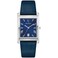 Bulova Mens Classic Sutton 3Hand Calendar Quartz Leather Strap Patterned Dial Sapphire Crystal 29 x 41mm