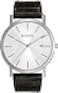 Bulova Mens Classic 3Hand Calendar Date Quartz Leather Strap Watch Buckle 37mm Style 96B104