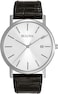 Bulova Mens Classic 3Hand Calendar Date Quartz Leather Strap Watch Buckle 37mm Style 96B104