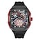 LILUOKE Mens Track Racing Watch Mechanical Dial Design 30 Meter Water Resistance Hexagonal Durable Case High Precision Quartz Movement DTLK9020G03