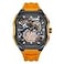 LILUOKE Mens Track Racing Watch Mechanical Dial Design 30 Meter Water Resistance Hexagonal Durable Case High Precision Quartz Movement DTLK9020G01