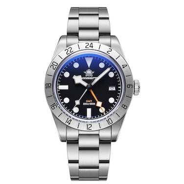 ADDIESDIVE GMT Watches for Men Quartz Movement Diver 200 M Waterproof 39 MM Luminescent Dial Elegant Watch