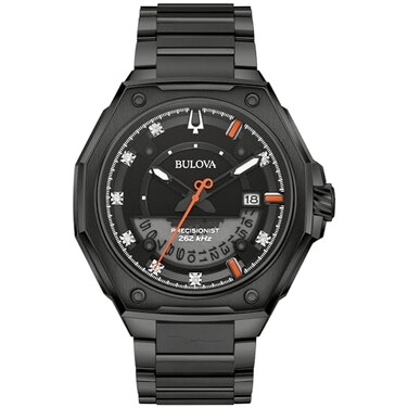 Bulova Marc Anthony Mens Series X Diamond Dial Black IonPlated Watch Style 98D183