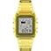 Timex Mens Q LCA x Fortnite 35mm Watch Yellow Strap Digital Dial Yellow Case
