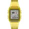 Timex Mens Q LCA x Fortnite 35mm Watch Yellow Strap Digital Dial Yellow Case