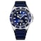 Stuhrling Original Mens Watch Dive Watch Silver 42 MM Case with Screw Down Crown Rubber Strap Water Resistant to 330 FT