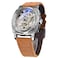FORSINING Watches for Man Square Retro Mechanical Watch SelfWind Carved Skeleton Automatic Watches Vintage Leather Strap Wristwatch