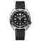 ADDIESDIVE Automatic Dive Watch for Men with Waffle Soft Rubber Diving Band Black Dial Waterproof 200 M