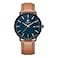 CHEETAH Minimalist Waterproof Quartz Watches for Men with Black Case Leather Strap Auto Date