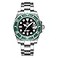 ADDIESDIVE Automatic Diver Watches for Men NH35A 41 MM Black Dial Green Bezel Waterproof 200 M Stainless Steel