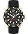 Timex UFC Mens Champ 42mm Watch Black Strap Black Dial GoldTone Case
