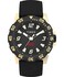 Timex UFC Mens Champ 42mm Watch Black Strap Black Dial GoldTone Case