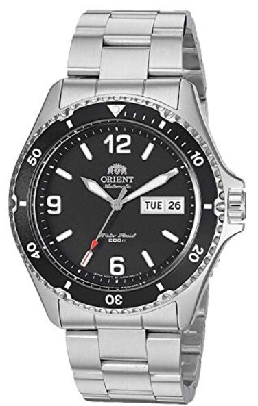 Orient Mens Automatic Sport Watch with Stainless Steel StrapModel TAA02001B9