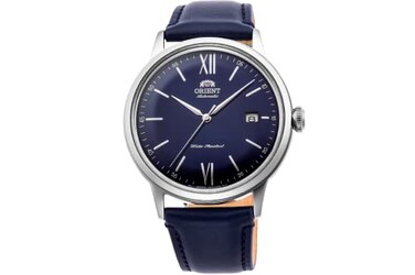 Orient Bambino Version 6 AutomaticHand Winding 405mm Dress Watch Blue Dial RAAC0021L30B