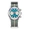 ADDIESDIVE 38 MM Chronograph Watch Quartz Sweep Second Movement 100 M Waterproof BGW9 Luminous Owl Dial Sport Watches for Men Nylon Strap