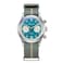 ADDIESDIVE 38 MM Chronograph Watch Quartz Sweep Second Movement 100 M Waterproof BGW9 Luminous Owl Dial Sport Watches for Men Nylon Strap