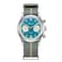ADDIESDIVE 38 MM Chronograph Watch Quartz Sweep Second Movement 100 M Waterproof BGW9 Luminous Owl Dial Sport Watches for Men Nylon Strap