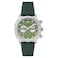 Spinnaker Mens 42mm Hull Chronograph Napier Green Watch with Leather Strap SP506809
