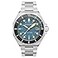Spinnaker Mens 44mm Dumas Automatic Blue Yonder 3 Hands Watch with Solid Stainless Steel Bracelet SP5081DD