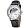 FORSINING Mens Automatic Movement Skeleton Leather Strap Mechanical Classic Wrist Watch