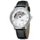FORSINING Mens Automatic Movement Skeleton Leather Strap Mechanical Classic Wrist Watch