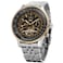 FORSINING Mens Self Winding Waterproof Automatic Stainless Steel Skeleton Tourbillon Calendar Wrist Watch