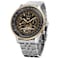FORSINING Mens Self Winding Waterproof Automatic Stainless Steel Skeleton Tourbillon Calendar Wrist Watch