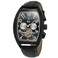 FORSINING Mens Automatic SelfWinding Rectangle Watch Calendar Genuine Leather Strap Tourbillon Watch