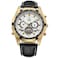 Forsining Mens Self Winding Original Automatic Tourbillion Calendar Leather Strap Wrist Watch FSG340M3T6
