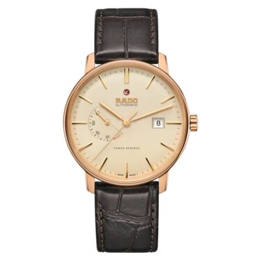 Rado Coupole Classic Automatic Power Reserve Brown Leather Strap 41 mm