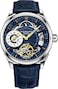 Stuhrling Original Stuhrling Mens Automatic Dress Watch Stainless Steel with Automatic Skeleton with Duel Time AMPM Indicator