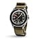 UNDONE Basecamp Classic Original 40mm 100M Water Resistance Automatic Wrist Watch Black Dial Green Nylon Strap