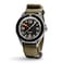 UNDONE Basecamp Classic Original 40mm 100M Water Resistance Automatic Wrist Watch Black Dial Green Nylon Strap