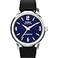 Timex Mens Marlin 40mm Watch Black Strap Blue Dial Stainless Steel Case
