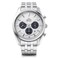 Orient Watch RNTX0305S Contemporary SolarPowered Chronograph Mens Wristwatch White White Bracelet Type