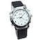 VISIONU Spanish Talking Watch for Blind People or Visually Impaired People with Alarm of Quartz Leather Strap