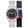 Spinnaker Mens 42mm Bradner GMT Automatic Parisian Night Watch with Solid Stainless Steel Bracelet SP512155