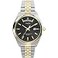 Timex Mens Legacy 41mm Watch TwoTone Bracelet Black Dial TwoTone Case