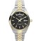 Timex Mens Legacy 41mm Watch TwoTone Bracelet Black Dial TwoTone Case
