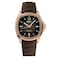 MIDO Multifort TV Big Date Swiss Automatic Watch for Men 40mm Case Brown Dial Brown Rubber Strap M0495263729100