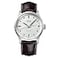 MIDO Multifort M Automatic Mens Watch Silver Dial 42mm Stainless Steel Case Brown Leather Strap M0384301603100